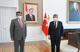 Başkan Kale’den Sağlık Bakanı Koca’ya ziyaret