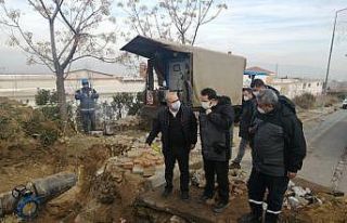 Başkan Kayda, çalışmaları yerinde inceledi