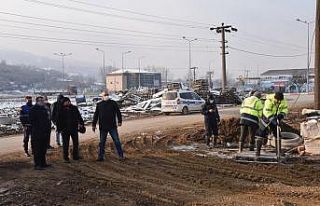Başkan Öz çalışmaları yerinde inceledi