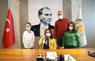 Başkan Tarhan, Beyaz Baston Haftasında görme engelli...