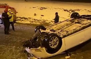 Batman’da kar ve buzlanma kazaya neden oldu