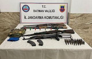Batman’da mühimmat ele geçirildi