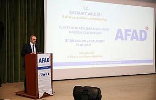 Bayburt’ta Afet Risk Azaltma Planı Bilgilendirme...