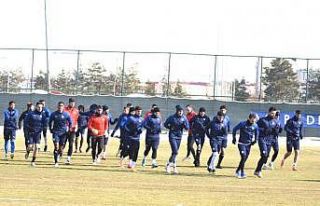 BB Erzurumspor, MKE Ankaragücü maçı hazırlıklarını...