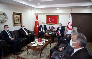 BBP Genel Başkanı Destici, Çelebi ile bir araya...