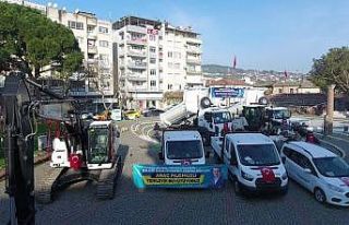 Bergama Belediyesi araç filosuna 14 yeni araç kattı