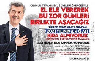 Beypazarı Belediyesinden esnafa destek