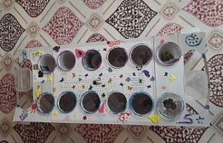 Bilgi Evi öğrencileri atık malzemelerden kendi...