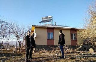 Bingöl’deki  köy evlerine güneş enerjisi