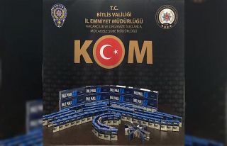 Bitlis’te 250 paket kaçak sigara ele geçirildi