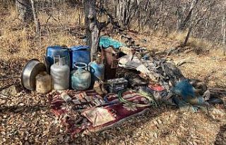 Bitlis’te mühimmat ve yaşam malzemesi ele geçirildi