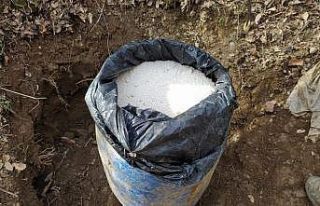 Bitlis’te tuzaklanmaya hazır 100 kilo Amonyum Nitrat...