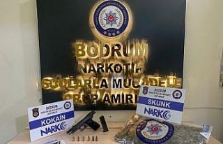 Bodrum’da silah kaçakçılarına operasyon