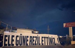 Boluspor taraftarından pankartlı tepki