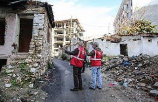 Buca’nın metruk binalarına can ve mal güvenliği...