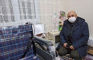 Bulanık’ta tekerlekli sandalye dağıtımı