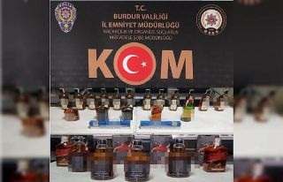 Burdur’da kaçak sigara ve içki operasyonu