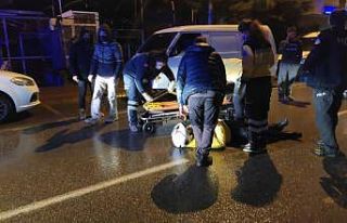 Bursa’da meydana gelen kazada kurye yaralandı