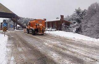 Bursa’da yoğun kar yağışı etkili oldu