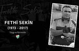 Bursaspor Kulübü, Fethi Sekin’i unutmadı