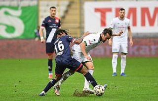 Bursaspor’un 20 maçlık gol zinciri sona erdi