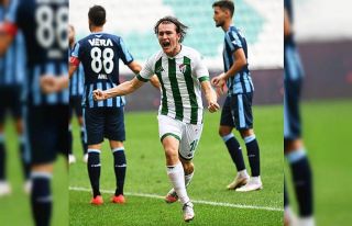 Bursaspor’un Adana Demirspor’a karşı üstünlüğü...
