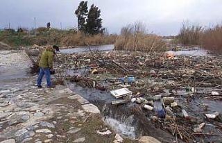 Büyük Menderes Nehri çöplüğe döndü, tehlike...