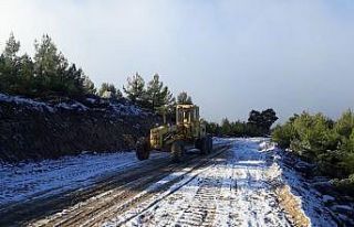 Büyükşehir Belediyesi kar yağışı ve buzlanmaya...