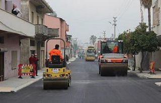 Büyükşehir Belediyesinden Kazanlı’da asfalt...