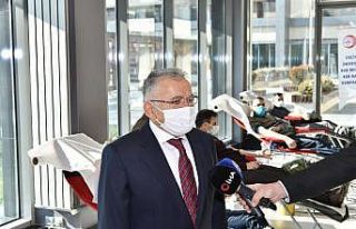 Büyükşehir personelinden kan bağıışı
