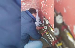 Büyükşehirden sayaç ve vana çalışması