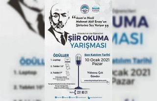 Büyükşehir’in ödüllü sanal şiir okuma yarışmasına...