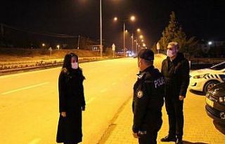 Çal Kaymakamı, görevi başındaki polis ve jandarma...
