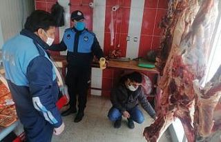 Çaldıran’daki kasaplar denetlendi