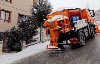 Çankaya Belediyesi kar nöbetinde