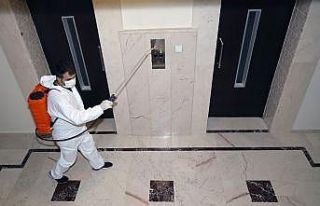 Çankaya Belediyesi, pandemiye karşı ilaçlı önlem...