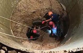 Cenin pozisyonuyla toprak altından sağ çıktı,...