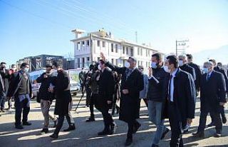 CHP heyeti, deprem bölgesi Elazığ’da çalışmaları...