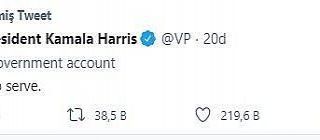 Çiçeği burnunda Başkan Yardımcısı Harris’ten...