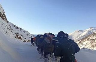 Çığ bölgesinde can pazarı