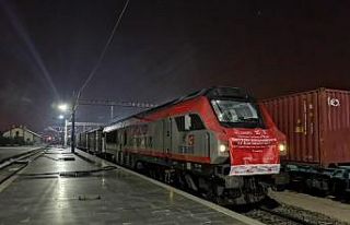 Çin ve Rusya’ya giden ihracat treni Kayseri’de