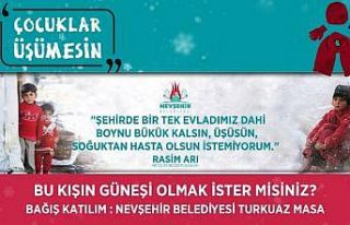 ‘Çocuklar Üşümesin’ diyen başkan Arı’dan...