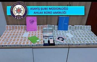 Çorum polisinden kumarhane baskını