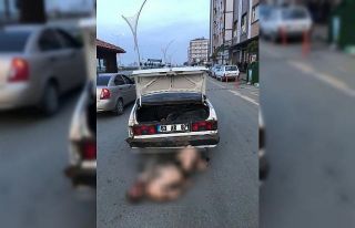 Darp ettikleri şahsı otomobilin bagajından çıkartıp...
