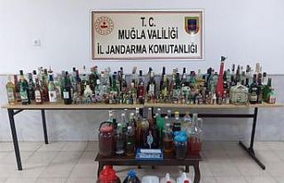 Datça’da kaçak içki operasyonu