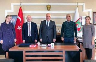 DATÜB heyetinden Sazlı’ya ziyaret