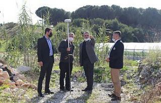 Demre’de 4 mahallede mevcut sulama hattı 15 km...