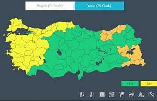 Denizli için kuvvetli rüzgar ve fırtına uyarısı