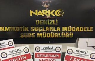 Denizli’de gözaltına alınan 35 uyuşturucu tacirinden...