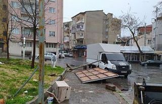 Denizli’den fırtına geçti
